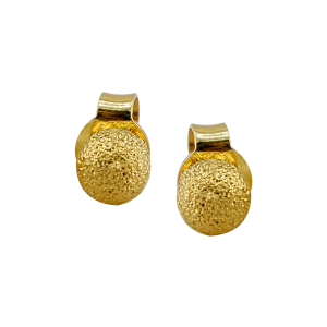 Brincos modelo Pêndulo Jateado, peso meio salung