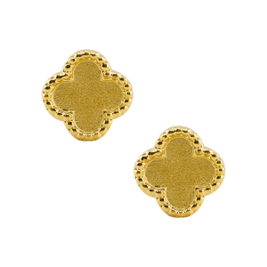 Brincos padrão trevo, peso 1 salung