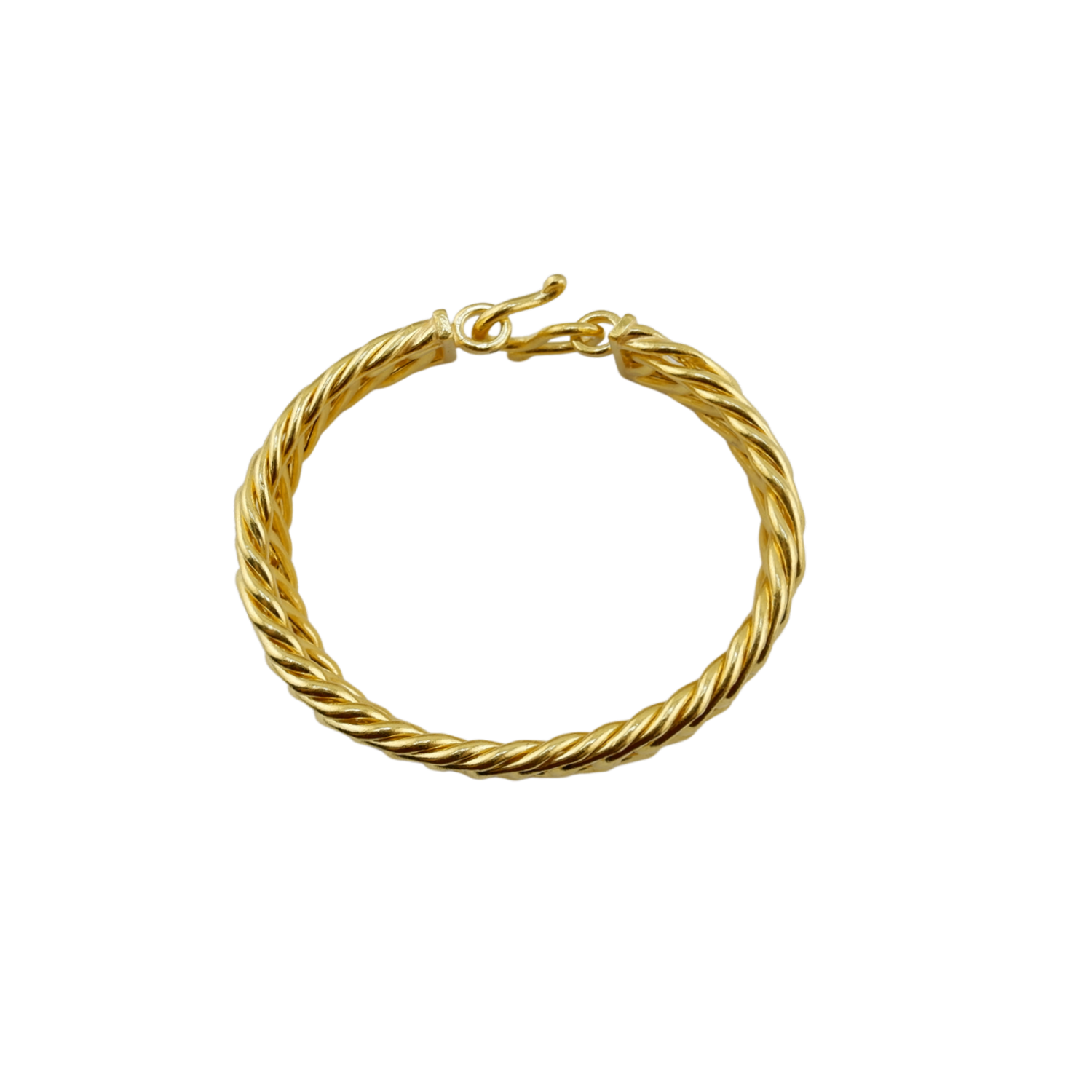 Pulseira com padrão torcido, peso 2 bahts - Image 3