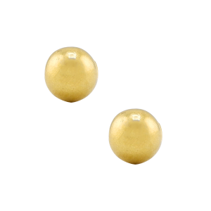 Brincos modelo Trevo jateado, peso 1 salung  Brincos modelo Prego, peso 1 salung  Brincos modelo Bola, peso 1 salung