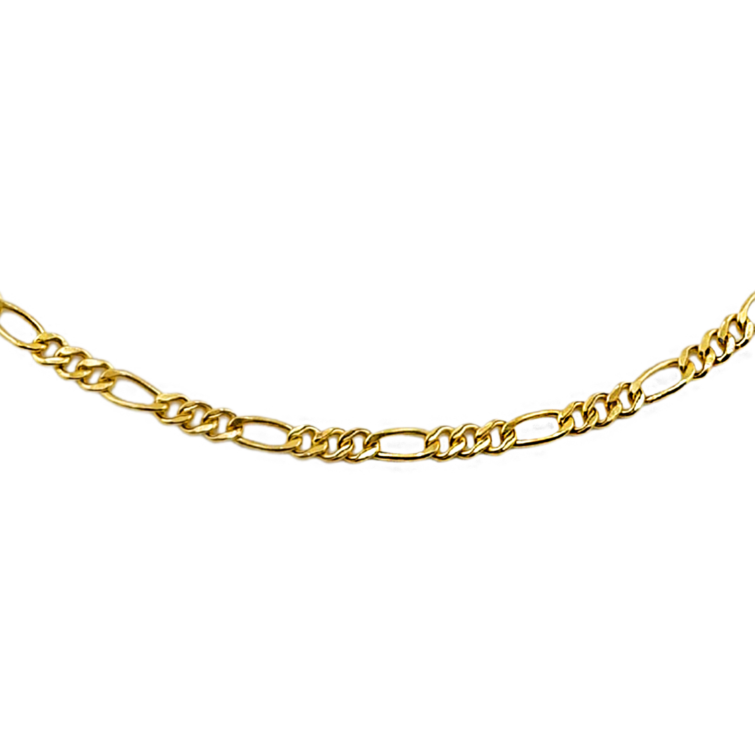 Necklace, dagger pattern (open), weight 1 salungNecklace, western chain pattern (open), weight half a baht Figaro pattern necklace, weight 2 salung - Image 3