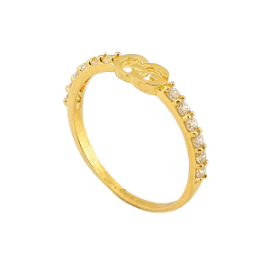 Anel GG com Pedra Preciosa – Peso: 0,5 Salung