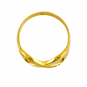 Anel com 3 fileiras de pedras preciosas na frente, peso 1 salung; Par de anéis borboleta com pedras preciosas, peso 1 salung; Anel infinito com pedras preciosas, peso 1 salung