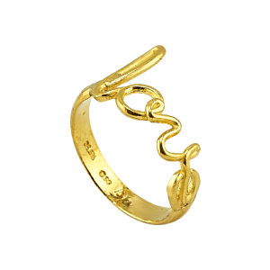 Anel com design Love, peso: 1 Salung