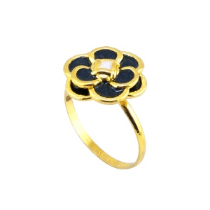Anel Floral Esmaltado