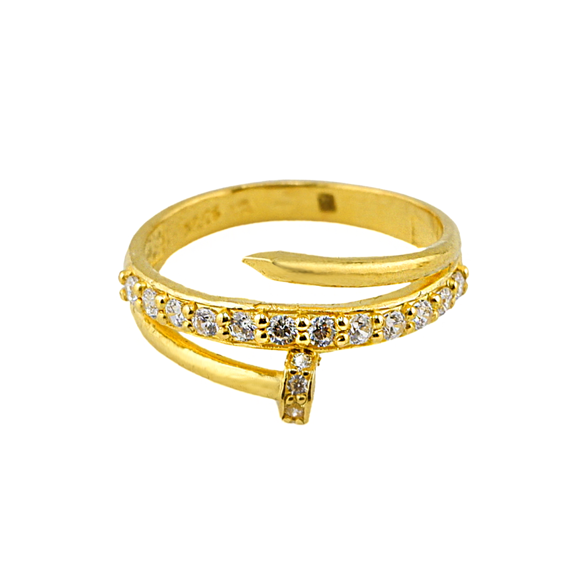 Anel Estilo Pregos com Pedras - Image 3