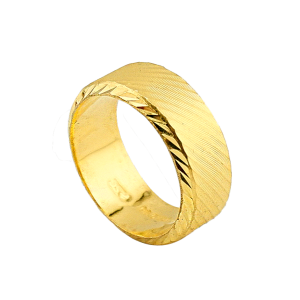 Anel com design cortado, peso 1 salung