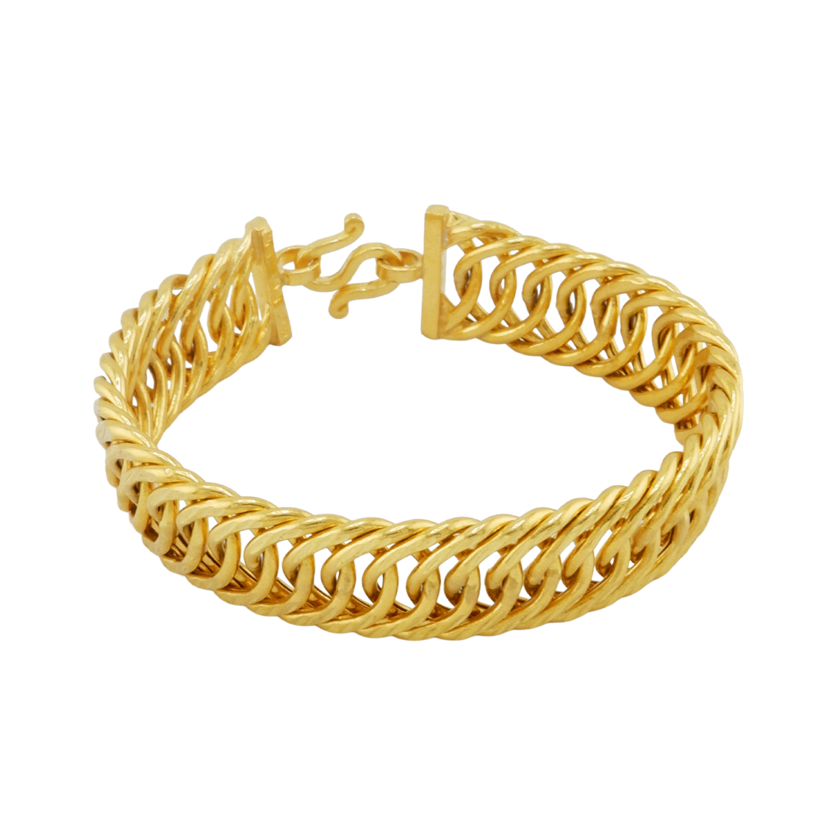 Bracelet, twisted pattern (open), weight 1 baht - Image 4