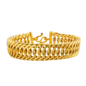 Pulseira com padrão torcido, peso 1 baht