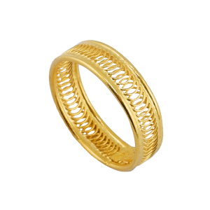 Anel Torcido Fino com Peso de Meio Salung