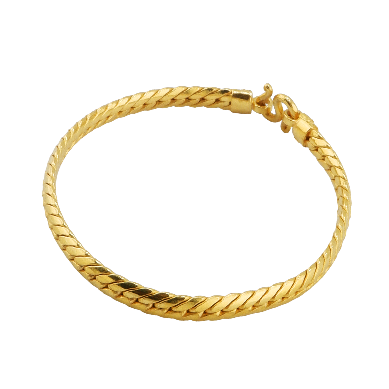 Pulseira, padrão torcido (sólido), peso 1 baht - Image 2