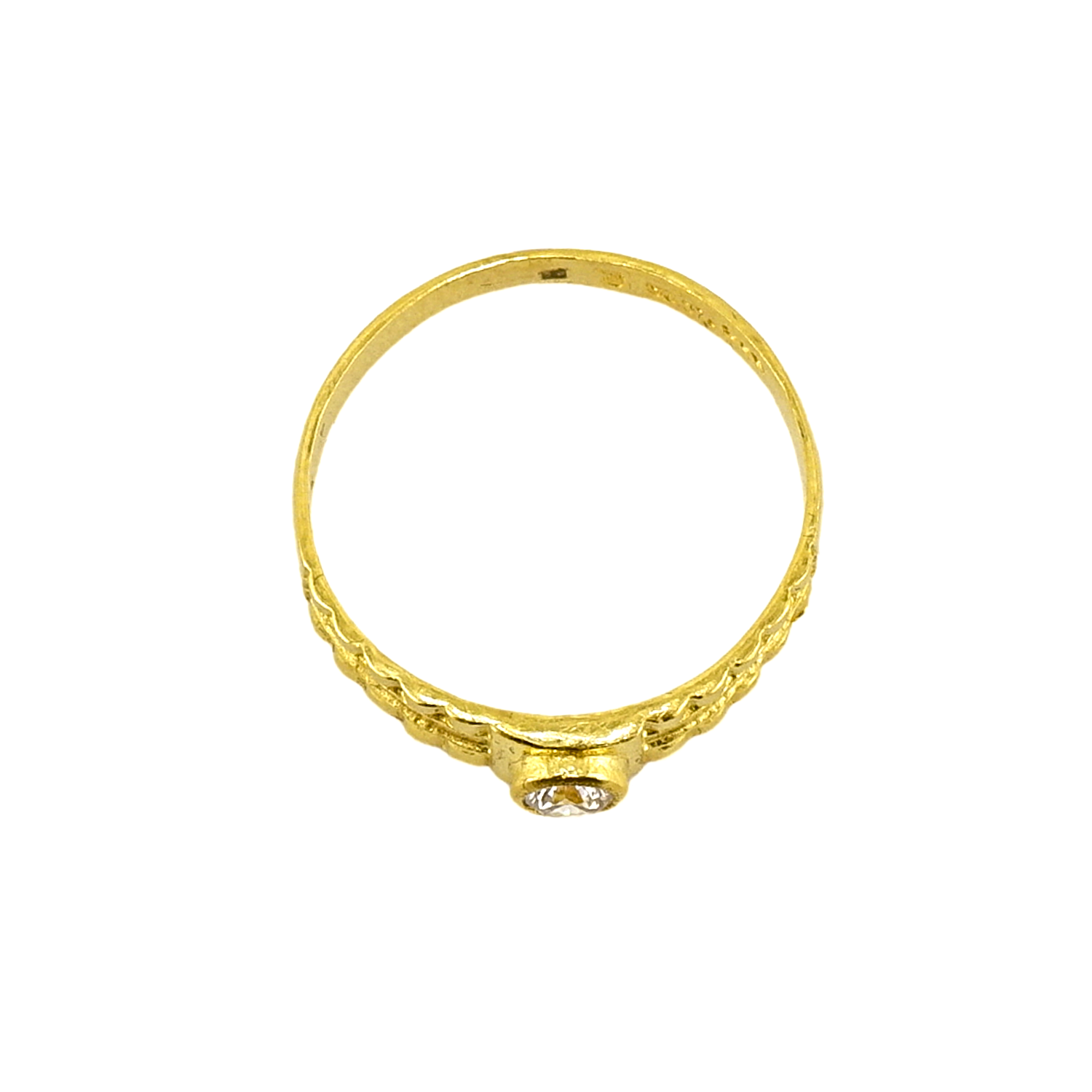 Anel com Pedras Incrustadas em Estilo Engrenagem – Peso: 1 Tical (≈ 3,75 g) - Image 4