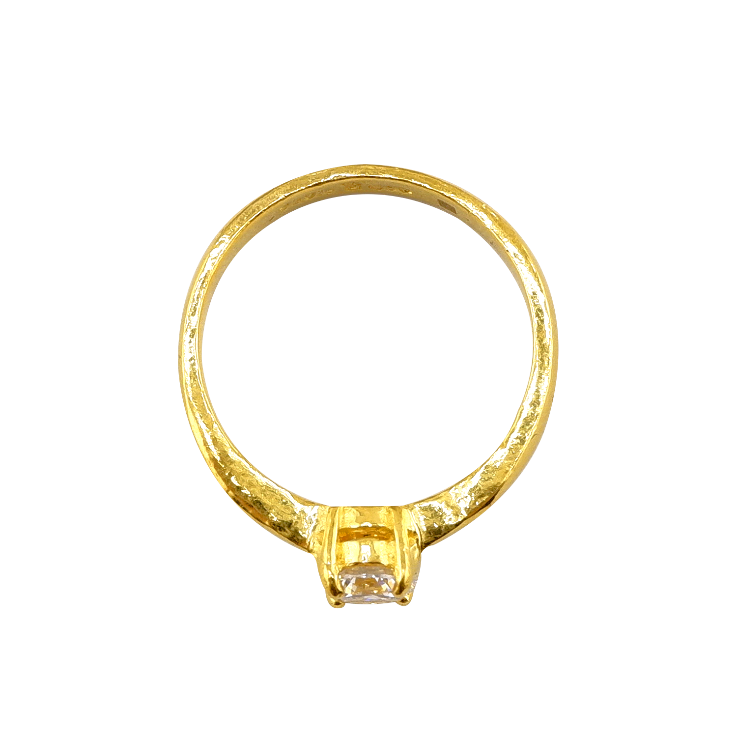 Anel com Pedras Incrustadas em Formato Circular Pequeno – Peso: 1 Tical (≈ 3,75 g) - Image 4