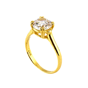 Anel com Pedras Incrustadas em Grandes Círculos – Peso: 1 Tical (≈ 3,75 g)