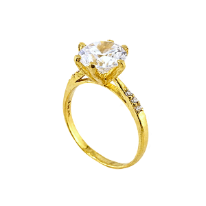 Anel com Pedras Incrustadas em Grandes Círculos ao Redor – Peso: 1 Tical (≈ 3,75 g)