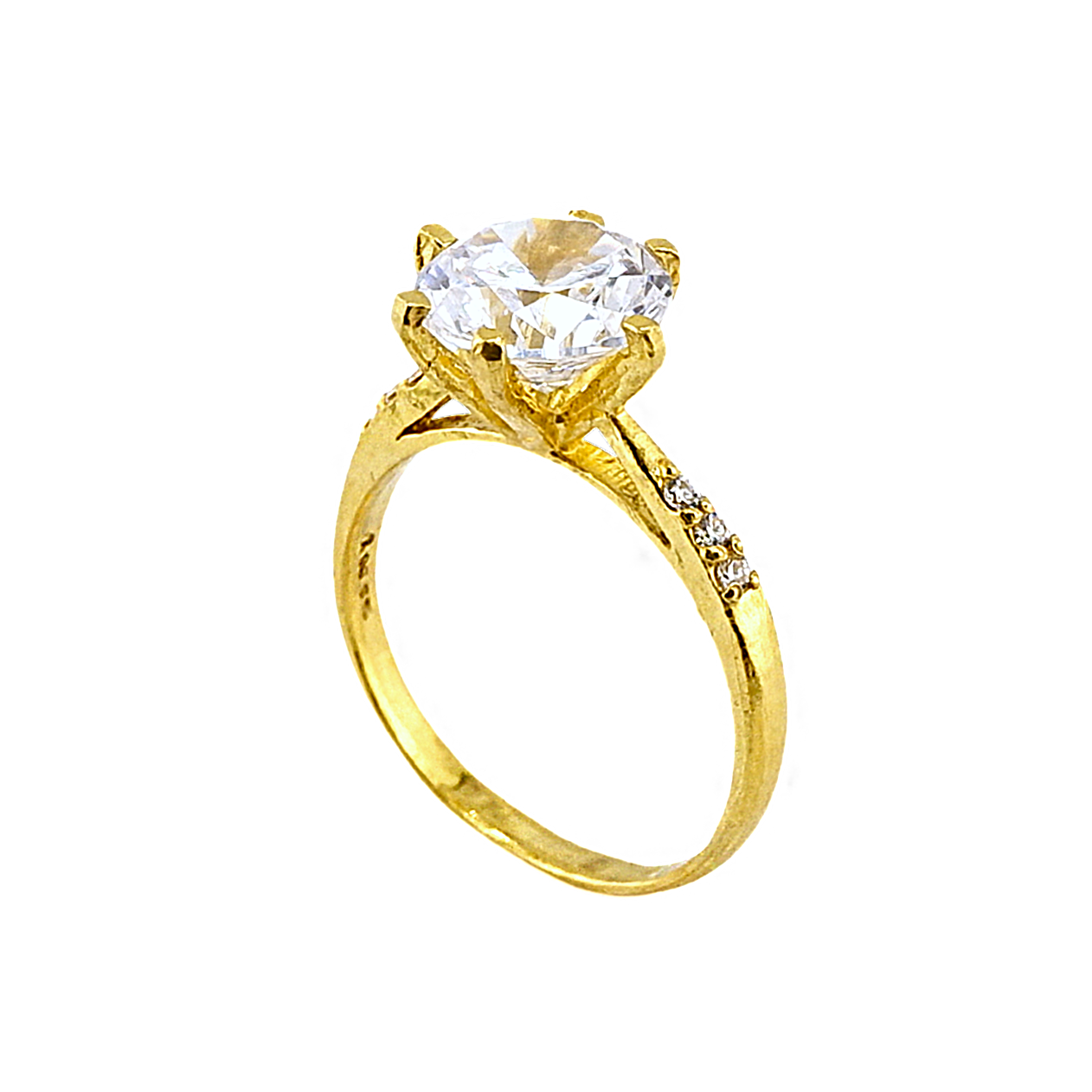 Anel com Pedras Incrustadas em Grandes Círculos ao Redor – Peso: 1 Tical (≈ 3,75 g)