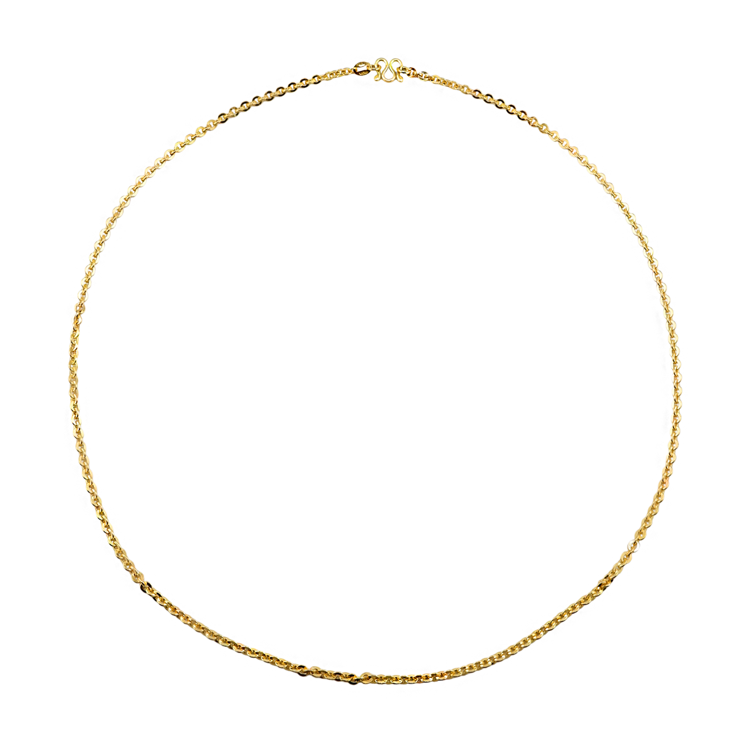 Colar com padrão Cio, peso: 1 salung Colar com padrão Lírio no Vale, peso: 1 salung Colar com padrão Cio, peso: 2 salung