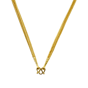 Colar com padrão de adaga ornamentada (brilhante), peso: 3 baht Colar com padrão Benz, peso: 3 baht Colar com padrão Benz, peso: 2 baht