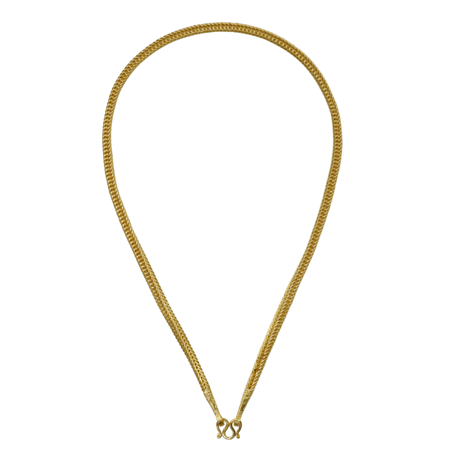 Colar com padrão de adaga ornamentada (brilhante), peso: 3 baht Colar com padrão Benz, peso: 3 baht Colar com padrão Benz, peso: 2 baht - Image 2