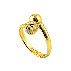 Anel com design de pêndulo, peso 1 salung