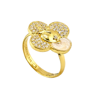 Anel modelo Joaninha, peso 1 salung