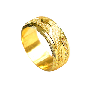 Anel padrão Arco-Íris Transfer, banho branco, peso 1 Salung – Auréola Joias