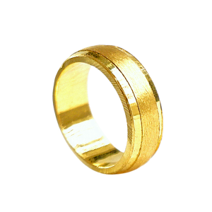 Anel padrão Arco-Íris Fosco, peso 1 salung